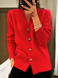 Casual Knitted Winter Jacket for Everyday Wear - Emily