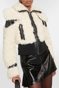 Luxurious Faux Fur Coat for Winter Elegance - Sophia