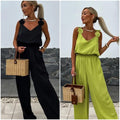 Relaxed Fit Jumpsuit with Pockets for Everyday Comfort – Amelia