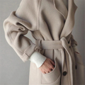 Women’s Longline Coat – Sleek & Warm Winter Essential – Amelia