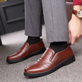 Men's Anti-Slip Leather Dress Shoes with Soft Comfort – John