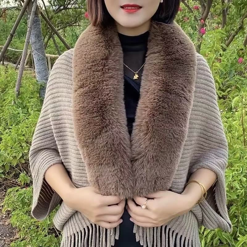 Elegant and Warm Knitted Woolen Shawl for Women – Emily