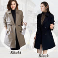 Classic Tailored Trench Coat with Convenient Pockets – Sophia