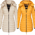 Warm Fluffy Long Down Jacket, Insulated & Stylish – Sophia