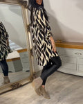 Women's Printed Casual Long Sleeve Blouse – Emily