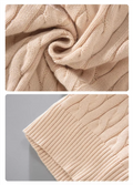 Men’s Cable Knit Sweater with Zipper and Warmth – Ethan
