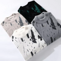 Artistic Patterned Sweater for Men’s Statement Style – Daniel