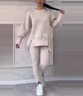 Relaxed Fit Sweatshirt and Leggings Set for Active Women – Emily