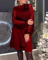 Elegant Sequin Party Dress – Sparkling & Eye-Catching – Olivia