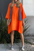 Elegant Cotton Linen Maxi Dress for Summer Days – Sophia