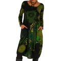 Bohemian-Inspired Long Sleeve Dress with Relaxed Fit – Clarissa