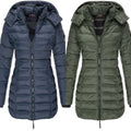 Warm Fluffy Long Down Jacket, Insulated & Stylish – Sophia