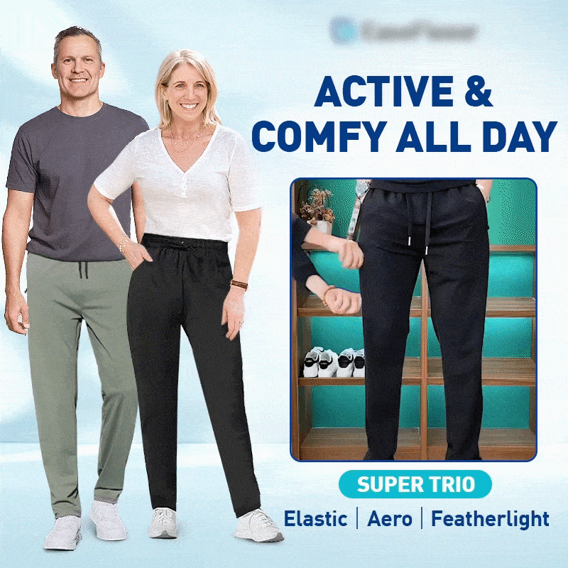 Stretchable Breathable Everyday Pants for Men and Women – Liam