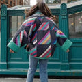Patchwork Quilted Coat – Unique & Stylish Cold-Weather Look – Isabelle