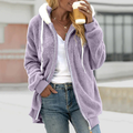 Oversized Hooded Jacket, Warm & Functional Winter Wear – Sophia