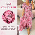 Floral V-Neck Maxi Dress for Special Summer Moments – Emma