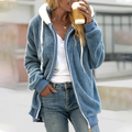 Oversized Hooded Jacket, Warm & Functional Winter Wear – Sophia