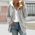 Oversized Hooded Jacket, Warm & Functional Winter Wear – Sophia