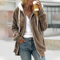 Oversized Hooded Jacket, Warm & Functional Winter Wear – Sophia