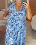 Floral V-Neck Maxi Dress for Special Summer Moments – Emma