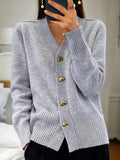 Casual Knitted Winter Jacket for Everyday Wear - Emily