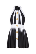 Sleek Knit Halter Mini Dress for Stylish Women – Sophia