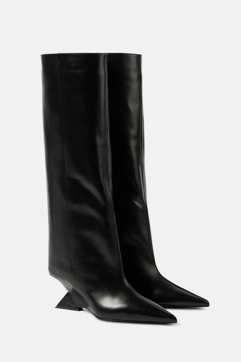 Sophisticated Knee-High Leather Boots for Women – Clara