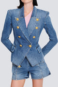Button-Decorated Denim Jacket for Casual Outfits – Emily