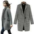 Elegant Houndstooth Coat – Timeless & Sophisticated Style – Olivia
