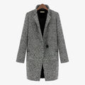 Elegant Houndstooth Coat – Timeless & Sophisticated Style – Olivia