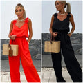 Relaxed Fit Jumpsuit with Pockets for Everyday Comfort – Amelia