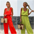 Relaxed Fit Jumpsuit with Pockets for Everyday Comfort – Amelia