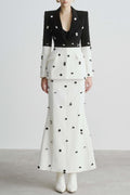 Stunning Sequin Dot Formal Skirt Suit for Women – Olivia