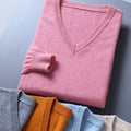 V-Neck Wool Sweater for Men – Warm & Timeless Cold-Weather Essential – James