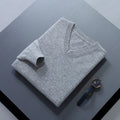 V-Neck Wool Sweater for Men – Warm & Timeless Cold-Weather Essential – James