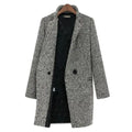 Elegant Houndstooth Coat – Timeless & Sophisticated Style – Olivia