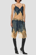 Graceful Non-Stretch Lace Blouse for Timeless Elegance – Ava