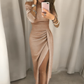 Sophisticated Evening Dress with Open Neckline Detail – Odetta