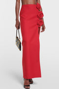 Sophisticated Sleeveless Red Blouse for Summer – Sophia