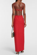 Sophisticated Sleeveless Red Blouse for Summer – Sophia