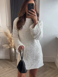 Chic Back Bow Dress – Elegant Statement for Special Occasions – Sophia