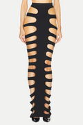 Modern Two-Piece Skirt and Bodysuit Ensemble for Women – Mia