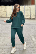 Minimalist Solid Color Two-Piece Outfit for Trendy Looks – Ava