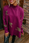 Women's Animal Print Long-Sleeve Casual Top – Sophia