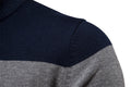Trendy Striped Quarter-Zip Sweater for Men with Modern Fit – Ethan