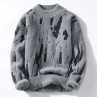 Artistic Patterned Sweater for Men’s Statement Style – Daniel