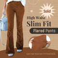 Classic High-Waist Pants with Vintage Charm - Olivia