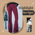 Classic High-Waist Pants with Vintage Charm - Olivia