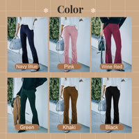 Classic High-Waist Pants with Vintage Charm - Olivia