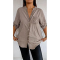 Stylish Sequin Detail Relaxed Fit Casual Top for Women – Emma